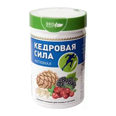 Продукт белково-витаминный «Кедровая сила – Активная», 237 г Продукт белково-витаминный «Кедровая сила – Активная», 237 г